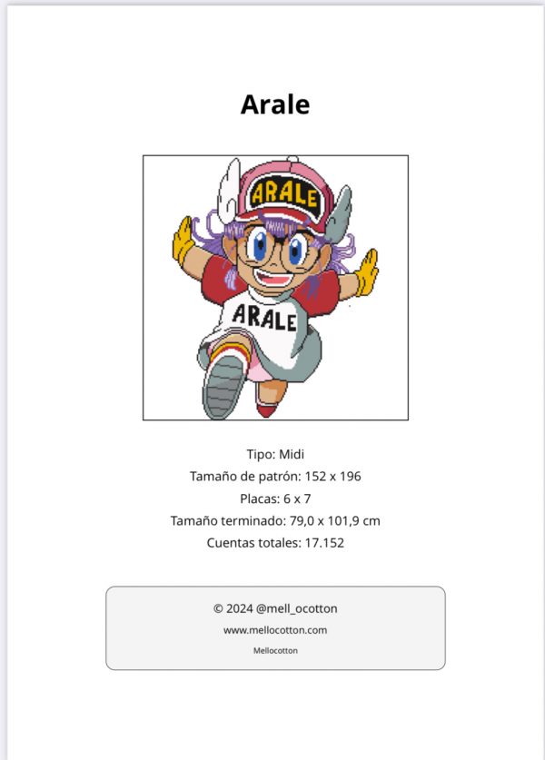 Patrón Arale PDF