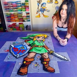 Patrón Link Zelda Hama