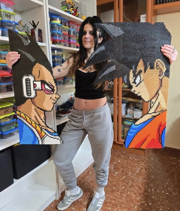 Patrón Goku Y Vegeta Hama
