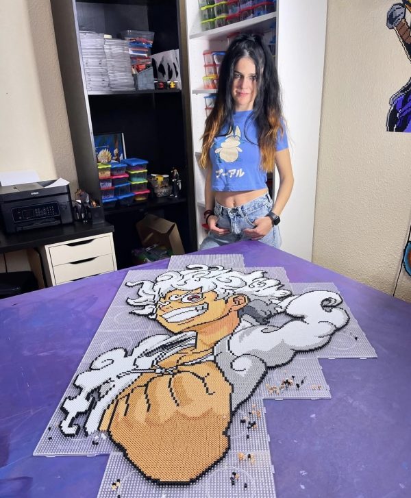 Patrón Luffy Gear 5 Hama