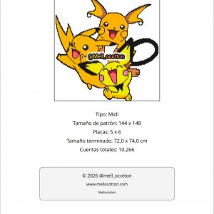 PDF Raichu, Pikachu y Pichu
