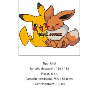 Pikachu y Eevee