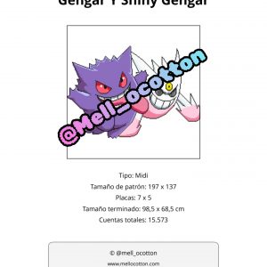 PDF Gengar y Shiny Mega Gengar